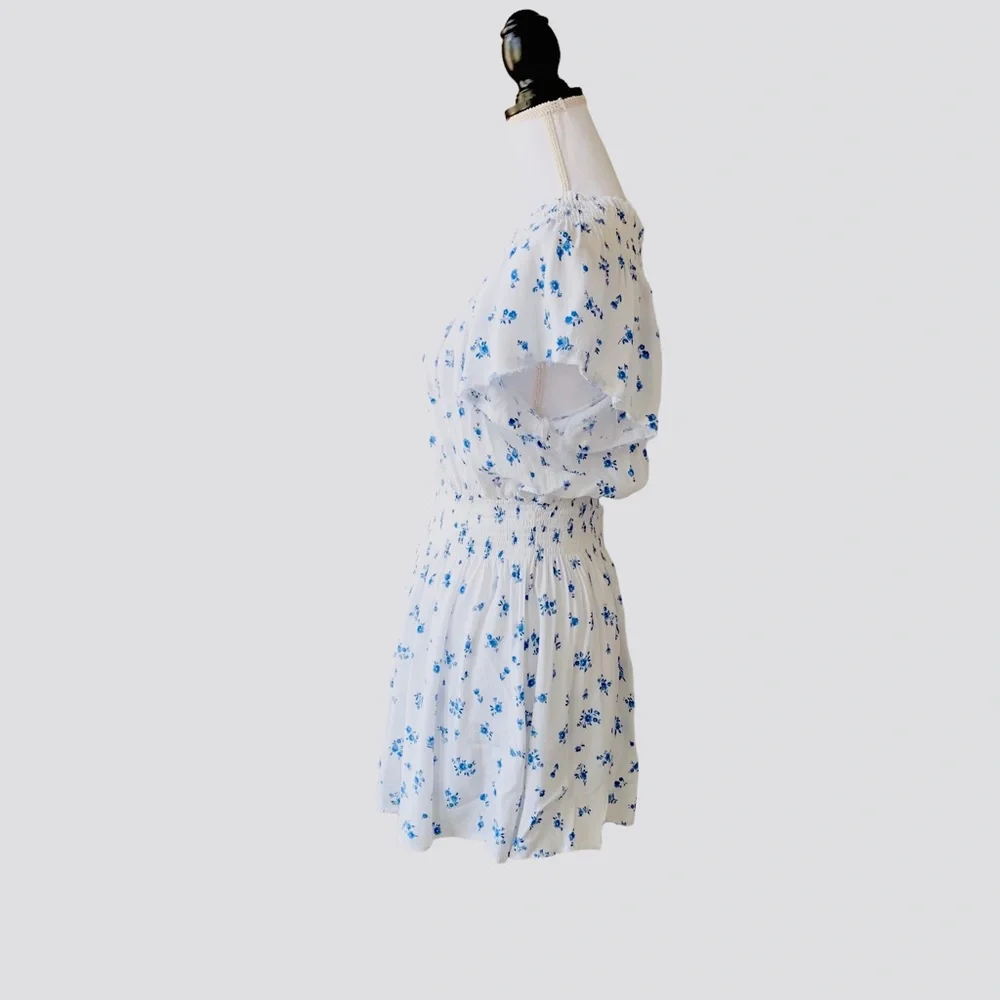 SKYLAR+MADISON ONE SHOULDER FLORAL MINI DRESS - Picture 8 of 15